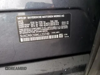 2019 BMW X5 xDrive40i with VIN 5UXCR6C59KLL23749, listed as a Copart auction lot 43000913 with 0 mi miles. Bid and sale history available at carsss.com. Image 14.