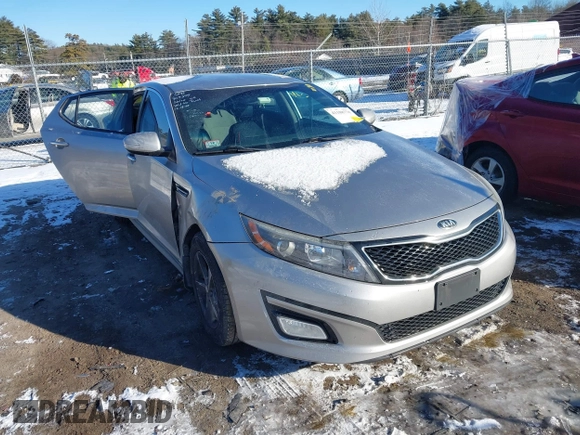 2014 Kia Optima LX with VIN 5XXGM4A77EG351662, listed as a IAAI auction lot 41188778 with 200,199 mi miles. Bid and sale history available at carsss.com. Image 1.