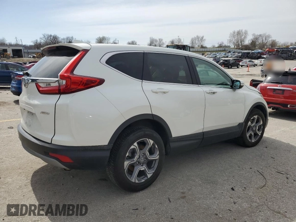 2017 Honda CR-V EX with VIN 5J6RW2H50HL033229, listed as a Copart auction lot 49317615 with 51,641 mi miles and Clean Title. Bid and sale history available at carsss.com. Image 3.