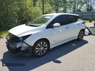 2019 Nissan LEAF SV with VIN 1N4AZ1CP2KC300915, listed as a Copart auction lot 57581425 with 29,891 mi miles and Clean title. Bid and sale history available at DreamBid. Image 1.