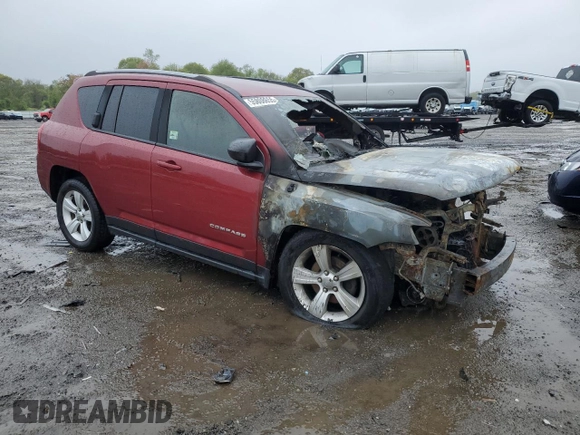 2016 Jeep Compass Sport with VIN 1C4NJDBB5GD779567, listed as a Copart auction lot 55808655 with Not provided miles and Salvage title. Bid and sale history available at DreamBid. Image 4.