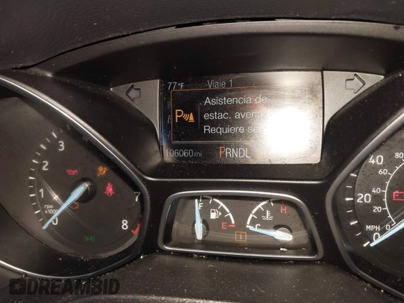 2015 Ford Focus SE with VIN 1FADP3F29FL292655, listed as a IAAI auction lot 41090945 with 106,060 mi miles. Bid and sale history available at carsss.com. Image 7.