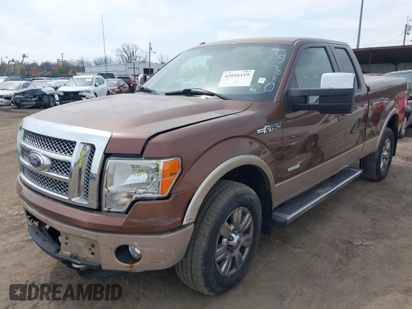 2011 Ford F-150 XL with VIN 1FTFX1ET9BKD67310, listed as a IAAI auction lot 42016119 with 147,114 mi miles. Bid and sale history available at carsss.com. Image 2.
