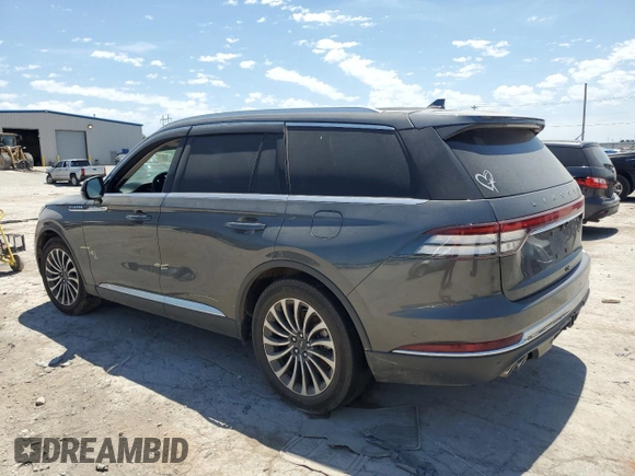2020 Lincoln Aviator Reserve with VIN 5LM5J7WC1LGL17402, listed as a Copart auction lot 57256665 with Not provided miles and Salvage title. Bid and sale history available at DreamBid. Image 2.