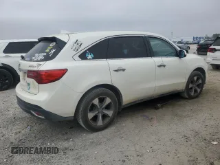 2016 Acura MDX with VIN 5FRYD3H23GB011065, listed as a Copart auction lot 45081775 with 161,071 mi miles and Salvage Title. Bid and sale history available at carsss.com. Image 3.