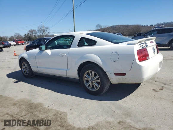 2006 Ford Mustang Standard with VIN 1ZVFT80NX65154347, listed as a Copart auction lot 47141295 with 150,074 mi miles and Clean Title. Bid and sale history available at carsss.com. Image 2.