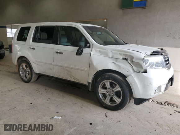 2012 Honda Pilot EX-L with VIN 5FNYF3H5XCB028347, listed as a Copart auction lot 46604945 with 207,003 mi miles and Salvage Title. Bid and sale history available at DreamBid. Image 4.