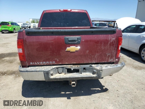 2013 Chevrolet Silverado 1500 LT with VIN 3GCPCSE07DG130112, listed as a Copart auction lot 52251385 with 237,045 mi miles and Salvage Title. Bid and sale history available at DreamBid. Image 6.