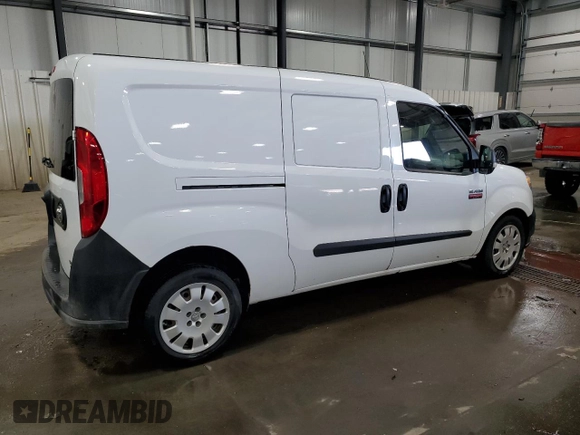2015 Ram ProMaster City Cargo Tradesman with VIN ZFBERFAT8F6951207, listed as a Copart auction lot 86080014 with 197,299 mi miles and Salvage Title. Bid and sale history available at carsss.com. Image 3.