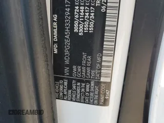 2017 Mercedes-Benz Metris Cargo с VIN WD3PG2EA5H3329417, выставлен на аукционе Copart как лот 63420645 с пробегом 59 827 миль миль и Списание • Salvage title. История ставок и продаж доступна на DreamBid. Изображение 12.