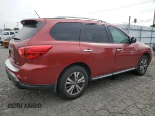 2017 Nissan Pathfinder S with VIN 5N1DR2MN9HC601356, listed as a Copart auction lot 62327685 with 111,588 mi miles and Salvage title. Bid and sale history available at DreamBid. Image 3.