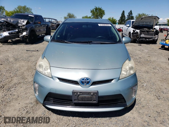 2013 Toyota Prius One with VIN JTDKN3DUXD1667277, listed as a Copart auction lot 51696965 with 169,981 mi miles and Salvage Title. Bid and sale history available at carsss.com. Image 5.