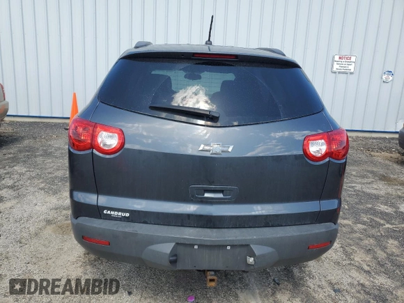 2012 Chevrolet Traverse LS with VIN 1GNKRFED9CJ421220, listed as a Copart auction lot 52912825 with 113,567 mi miles and Clean Title. Bid and sale history available at DreamBid. Image 6.