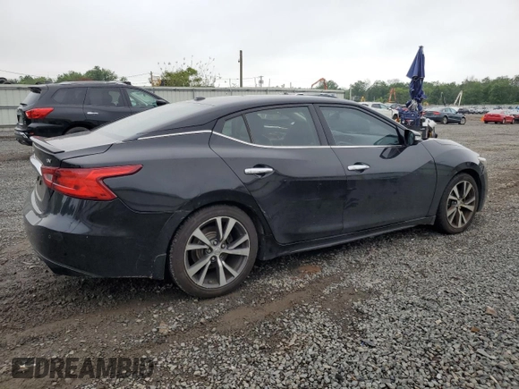 2016 Nissan Maxima SV with VIN 1N4AA6AP1GC448083, listed as a Copart auction lot 58641285 with 118,178 mi miles and Salvage title. Bid and sale history available at DreamBid. Image 3.