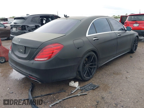 2015 Mercedes-Benz S 550 with VIN WDDUG8CB8FA131050, listed as a IAAI auction lot 41864029 with 82,324 mi miles and . Bid and sale history available at DreamBid. Image 4.