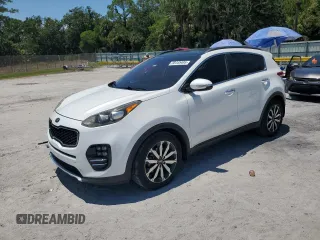 2017 Kia Sportage EX z VIN KNDPN3AC2H7048192, wystawiony jako Copart lot #66445485 z przebiegiem 126 056 mil mil oraz Czysty tytuł • Clean title. Historia ofert i sprzedaży dostępna na DreamBid. Obrazek 1.