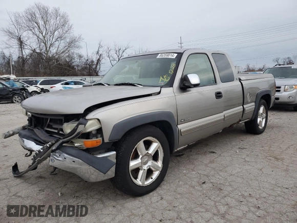 2000 Chevrolet Silverado 1500 LS with VIN 2GCEC19V4Y1199278, listed as a Copart auction lot 86359814 with 0 mi miles and Salvage Title. Bid and sale history available at carsss.com. Image 1.