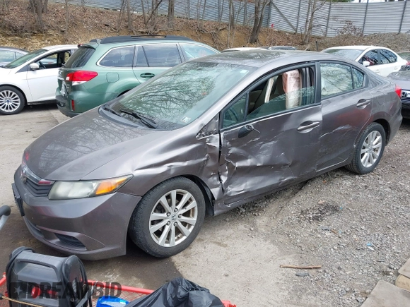 2012 Honda Civic EX with VIN 19XFB2F86CE393138, listed as a IAAI auction lot 42167608 with 176,554 mi miles and . Bid and sale history available at DreamBid. Image 17.
