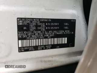 2023 Toyota Venza LE with VIN JTEAAAAH6PJ134653, listed as a Copart auction lot 44200775 with 21,743 mi miles and Salvage Title. Bid and sale history available at carsss.com. Image 12.
