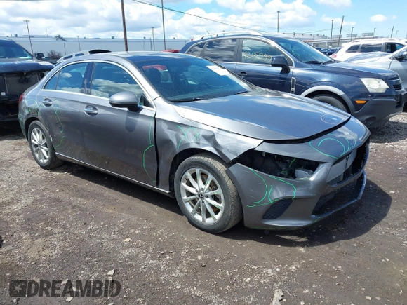 2019 Mercedes-Benz A 220 with VIN WDD3G4FB5KW024213, listed as a IAAI auction lot 42235197 with 49,251 mi miles and . Bid and sale history available at DreamBid. Image 1.