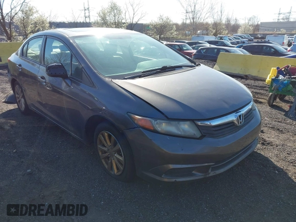 2012 Honda Civic EX with VIN 19XFB2F8XCE035220, listed as a IAAI auction lot 41993569 with 199,672 mi miles and . Bid and sale history available at DreamBid. Image 1.