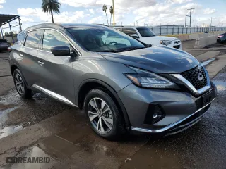 2023 Nissan Murano SV with VIN 5N1AZ2BJ5PC129478, listed as a Copart auction lot 46855025 with 61,056 mi miles and Non Repairable. Bid and sale history available at carsss.com. Image 4.