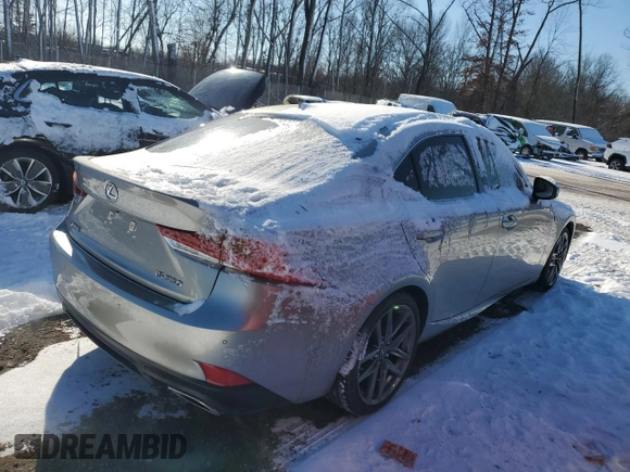 2018 Lexus IS 350 with VIN JTHBZ1D29J5033498, listed as a Copart auction lot 89280965 with 32,074 mi miles and Salvage title. Bid and sale history available at DreamBid. Image 3.