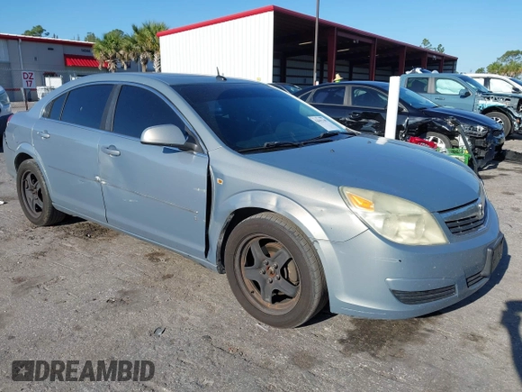 2007 Saturn Aura XE with VIN 1G8ZS57N57F143186, listed as a IAAI auction lot 42041348 with 196,437 mi miles. Bid and sale history available at carsss.com. Image 1.