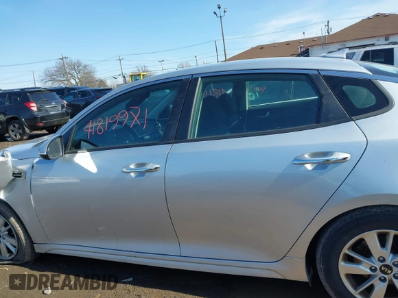 2016 Kia Optima LX with VIN 5XXGT4L34GG078857, listed as a IAAI auction lot 41819971 with 112,963 mi miles. Bid and sale history available at carsss.com. Image 14.