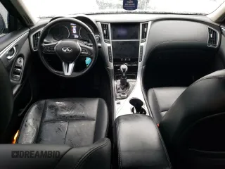 2020 Infiniti Q50 3.0t SPORT with VIN JN1EV7AP7LM201826, listed as a Copart auction lot 81064314 with 95,036 mi miles and Salvage Title. Bid and sale history available at carsss.com. Image 8.