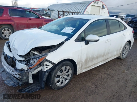 2022 Toyota Corolla LE with VIN JTDEPMAE2N3020162, listed as a IAAI auction lot 41146438 with 71,265 mi miles and . Bid and sale history available at DreamBid. Image 18.
