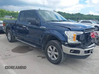 2018 Ford F-150 XL with VIN 1FTFX1E53JFB54183, listed as a IAAI auction lot 42224389 with 62,782 mi miles and . Bid and sale history available at DreamBid. Image 1.