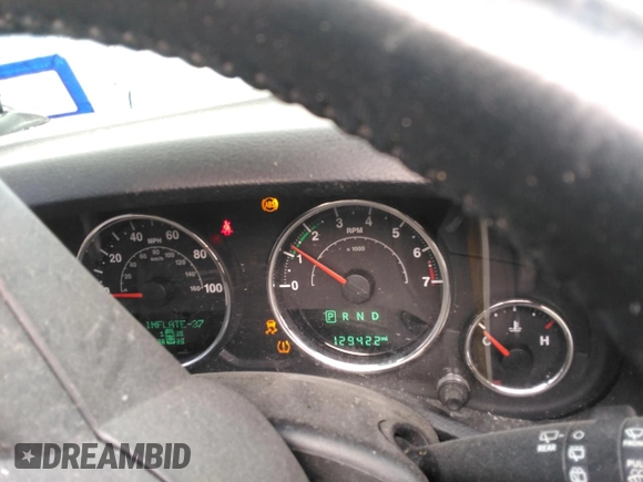 2017 Jeep Wrangler Willys Wheeler with VIN 1C4AJWAG9HL673766, listed as a Copart auction lot 43132555 with 129,422 mi miles and Salvage Title. Bid and sale history available at DreamBid. Image 9.