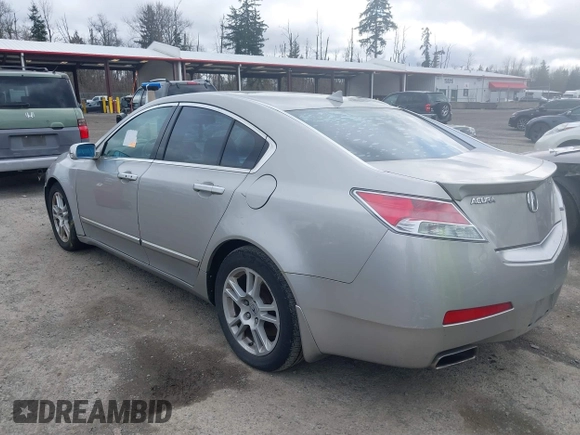 2009 Acura TL Tech with VIN 19UUA86539A010143, listed as a IAAI auction lot 41775065 with 164,225 mi miles. Bid and sale history available at carsss.com. Image 3.