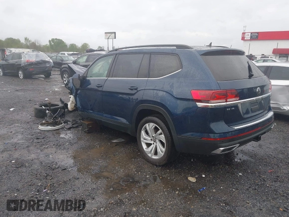 2022 Volkswagen Atlas SE with VIN 1V2HR2CA0NC561411, listed as a IAAI auction lot 41941719 with Not provided miles and . Bid and sale history available at DreamBid. Image 3.