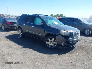 2014 GMC Acadia Denali z VIN 1GKKRTKD4EJ325854, wystawiony jako IAAI lot #42158925 z przebiegiem 130 231 mil mil oraz . Historia ofert i sprzedaży dostępna na DreamBid. Obrazek 1.