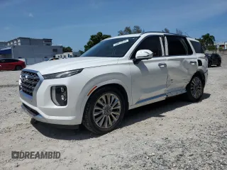 2020 Hyundai Palisade Limited with VIN KM8R54HE7LU077408, listed as a Copart auction lot 58617815 with 90,123 mi miles and Non repairable. Bid and sale history available at DreamBid. Image 1.