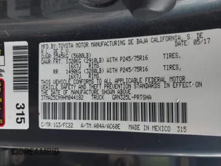 2017 Toyota Tacoma SR5 z VIN 3TMAZ5CN9HM044182, wystawiony jako IAAI lot #42116303 z przebiegiem 92 577 mil mil oraz . Historia ofert i sprzedaży dostępna na DreamBid. Obrazek 9.