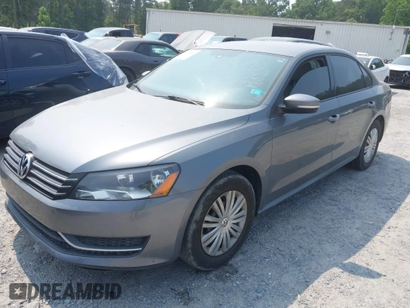 2014 Volkswagen Passat Wolfsburg Edition with VIN 1VWAS7A32EC070490, listed as a IAAI auction lot 42373146 with 53,706 mi miles and . Bid and sale history available at DreamBid. Image 2.