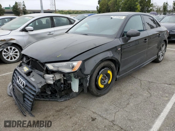 2016 Audi A3 1.8T Premium with VIN WAUA7GFF1G1043848, listed as a Copart auction lot 49733403 with 65,990 mi miles. Bid and sale history available at carsss.com. Image 1.