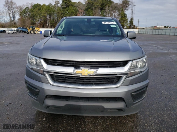 2020 Chevrolet Colorado 2WD Work Truck with VIN 1GCHSBEA2L1132315, listed as a Copart auction lot 86171214 with 56,933 mi miles and Salvage Title. Bid and sale history available at carsss.com. Image 5.