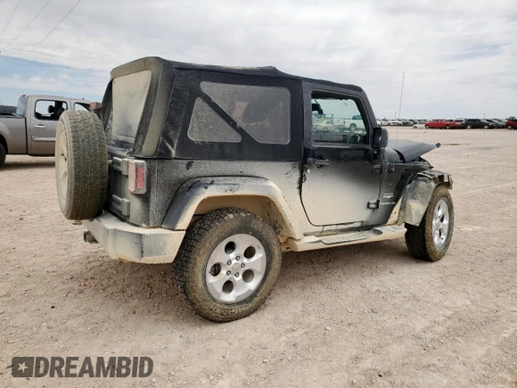 2015 Jeep Wrangler Sahara с VIN 1C4AJWBG4FL615303, выставлен на аукционе Copart как лот 57070465 с пробегом Не указан миль и Списание • Salvage title. История ставок и продаж доступна на DreamBid. Изображение 3.