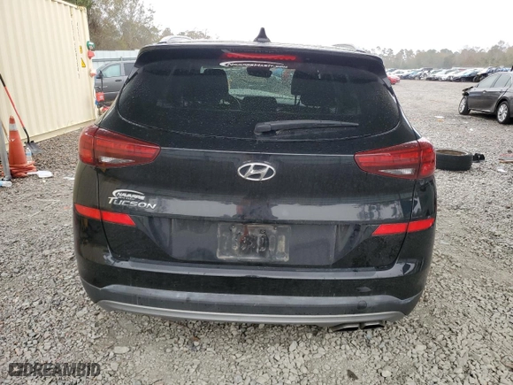 2020 Hyundai Tucson Sport with VIN KM8J33AL3LU238987, listed as a Copart auction lot 84007664 with 77,244 mi miles and Salvage Title. Bid and sale history available at carsss.com. Image 6.