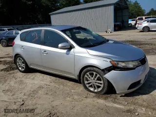 2011 Kia Forte 5-Door EX with VIN KNAFU5A24B5369085, listed as a Copart auction lot 71893354 with 287,302 mi miles and Salvage Title. Bid and sale history available at carsss.com. Image 4.