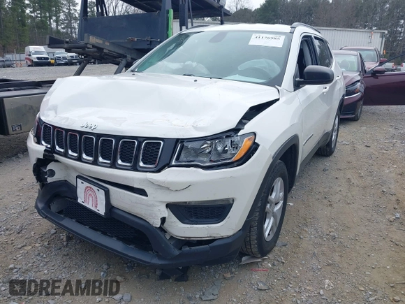 2020 Jeep Compass Sport с VIN 3C4NJCAB3LT150955, выставлен на аукционе IAAI как лот 41176985 с пробегом 73 644 миль миль и . История ставок и продаж доступна на DreamBid. Изображение 12.