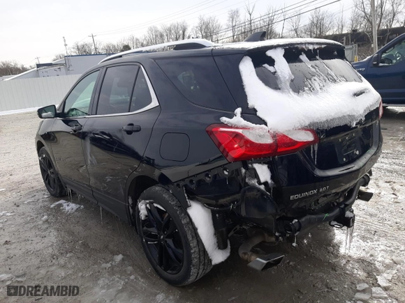 2020 Chevrolet Equinox LT with VIN 2GNAXVEX6L6218093, listed as a Copart auction lot 45408515 with 80,147 mi miles and Salvage Title. Bid and sale history available at carsss.com. Image 2.