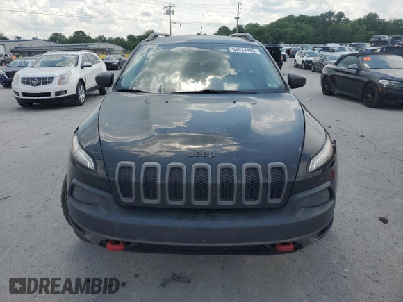 2015 Jeep Cherokee Trailhawk with VIN 1C4PJMBS7FW577826, listed as a Copart auction lot 54933105 with 163,751 mi miles and Clean title. Bid and sale history available at DreamBid. Image 5.