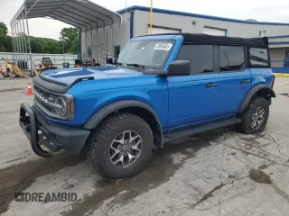 2021 Ford Bronco z VIN 1FMEE5BP2MLB05086, wystawiony jako Copart lot #58068685 z przebiegiem 59 340 mil mil oraz Szkoda całkowita • Salvage title. Historia ofert i sprzedaży dostępna na DreamBid. Obrazek 1.