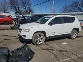 2012 Jeep Compass Latitude with VIN 1C4NJCEB3CD601267, listed as a Copart auction lot 47821245 with 175,344 mi miles and Salvage Title. Bid and sale history available at carsss.com. Image 1.