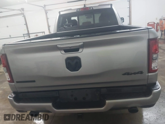 2021 Ram 1500 Big Horn with VIN 1C6SRFBT5MN741351, listed as a IAAI auction lot 41553760 with 56,996 mi miles. Bid and sale history available at carsss.com. Image 17.
